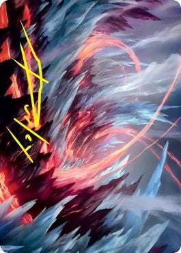 Frostboil Snarl Art Card Gold Stamped Signature (47) [ASSTX]
