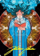 Memory Lapse Art Card (Gold-Stamped Signature) [Strixhaven: School of Mages Art Series]