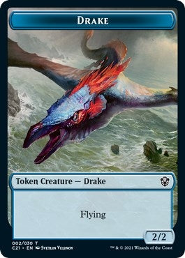 Drake Elemental Double sided Token [C21]