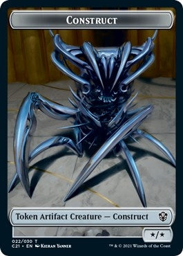 Construct 22 Treasure Double sided Token [C21]