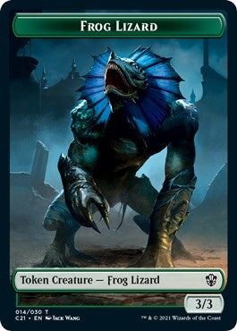 Frog Lizard Elephant Double sided Token [C21]