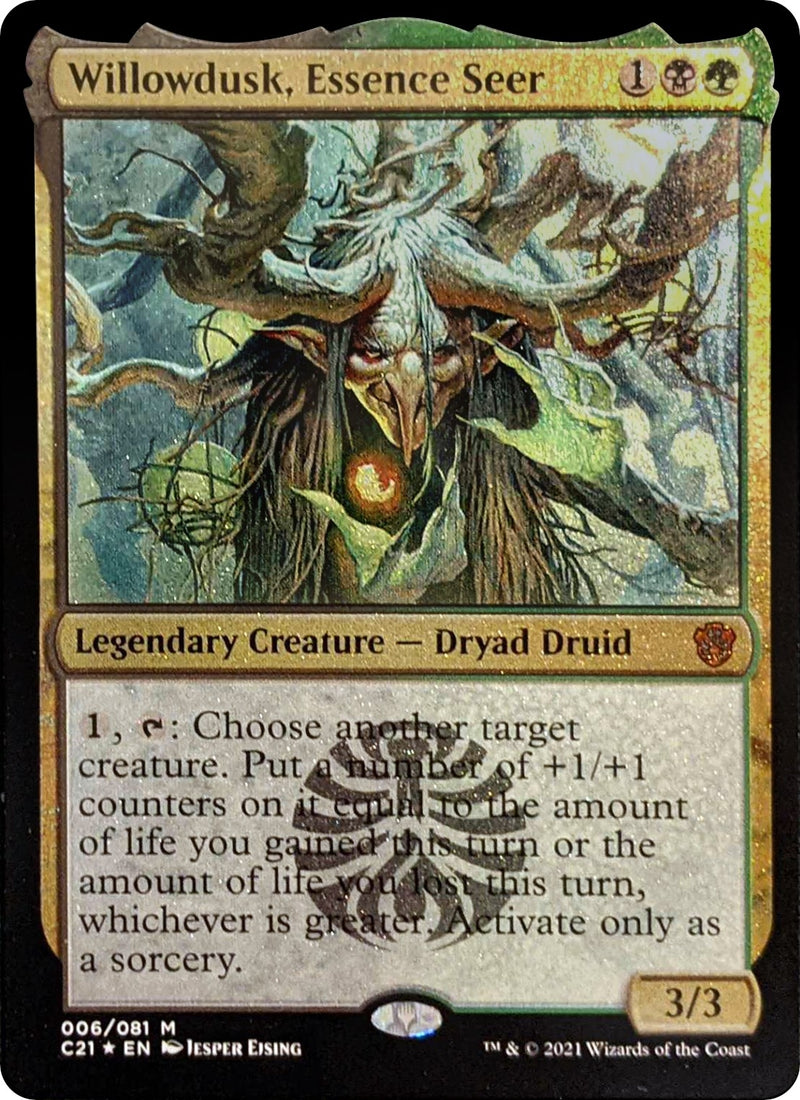 Willowdusk Essence Seer Display Commander Thick Stock (6) [C21]