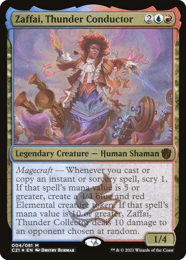 Zaffai, Thunder Conductor (Display Commander) [Commander 2021]