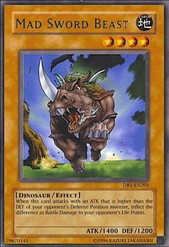 Mad Sword Beast (DB1-EN201) [DB1]