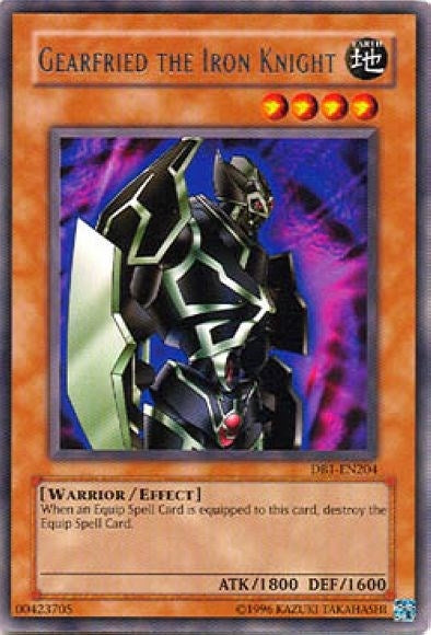 Gearfried the Iron Knight (DB1-EN204) [DB1]