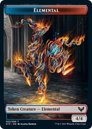 Elemental 2 Emblem Rowan Scholar of Sparks Double sided Token 9 (2 // 9) [STX]