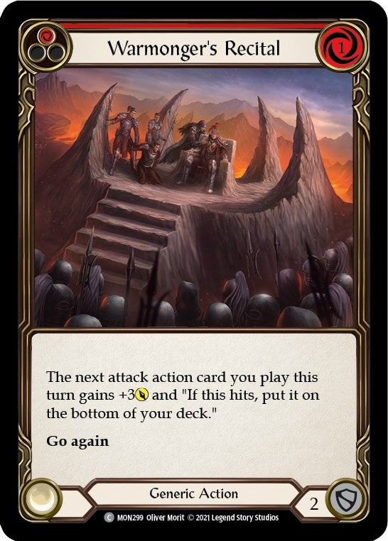 Warmongers Recital Red (MON299) [MON]