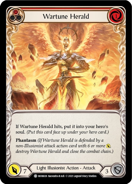 Wartune Herald Red (MON026) [MON]