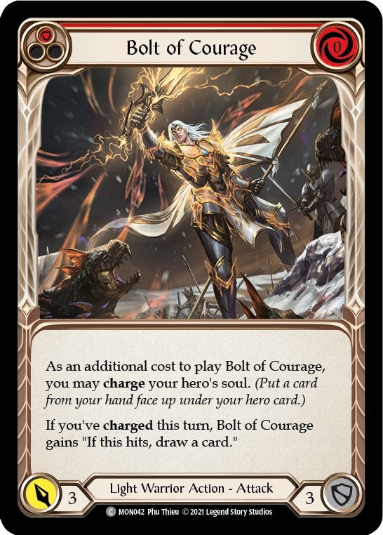 Bolt of Courage Red (MON042) [MON]