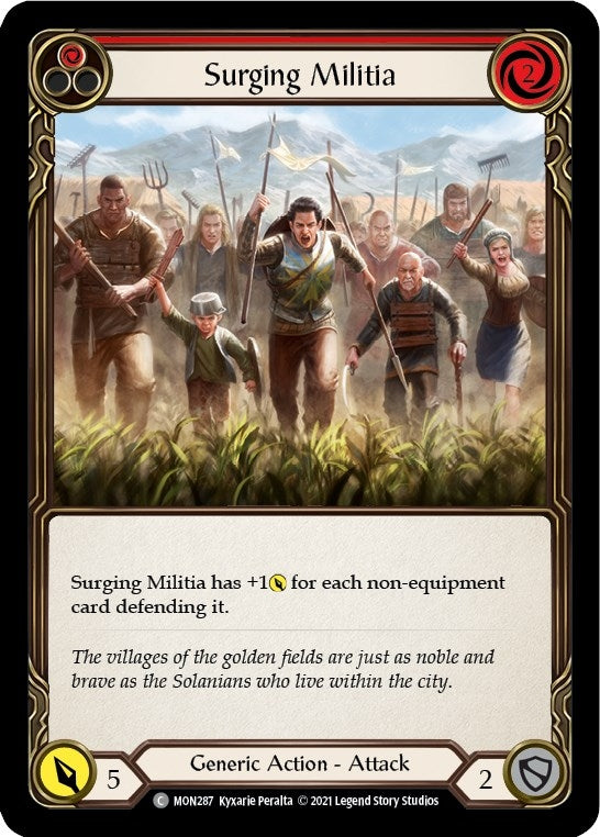 Surging Militia Red (MON287) [MON]