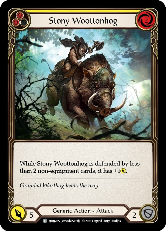 Stony Woottonhog Yellow (MON285) [MON]