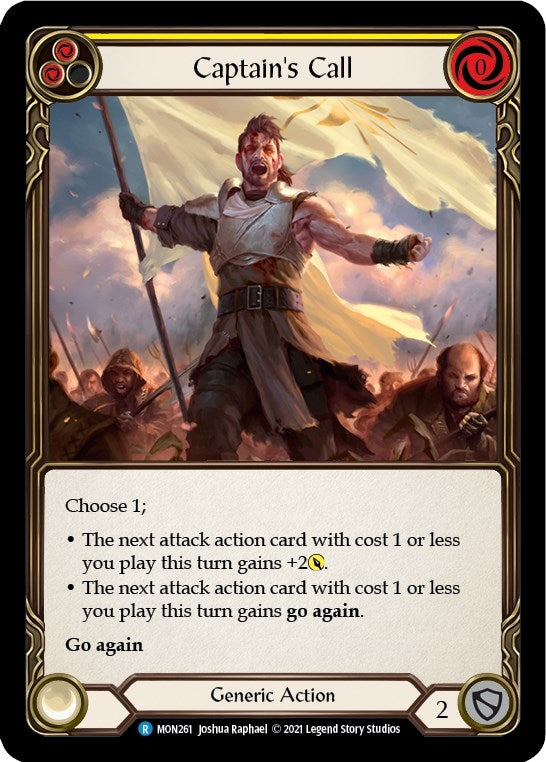 Captain's Call (Yellow) [MON261] 1st Edition Normal