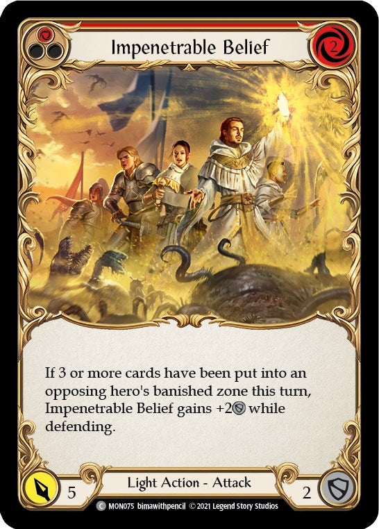 Impenetrable Belief Red (MON075) [MON]