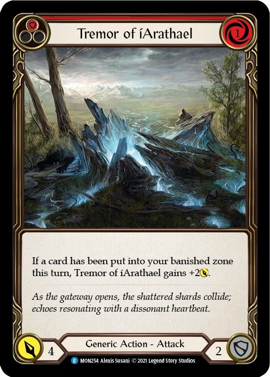 Tremor of iArathael Red (MON254) [MON]