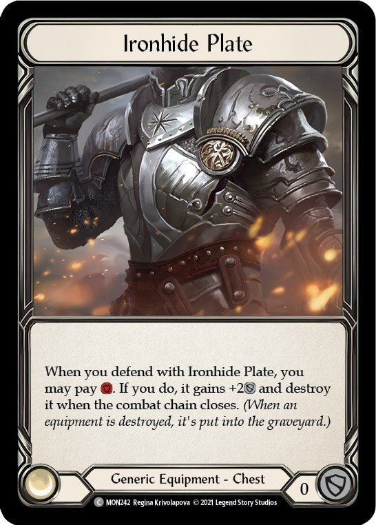 Ironhide Plate (MON242) [MON]