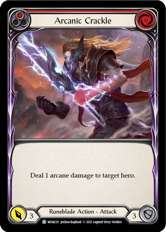 Arcanic Crackle Red (MON235) [MON]
