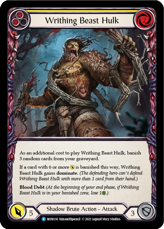 Writhing Beast Hulk Yellow (MON130) [MON]