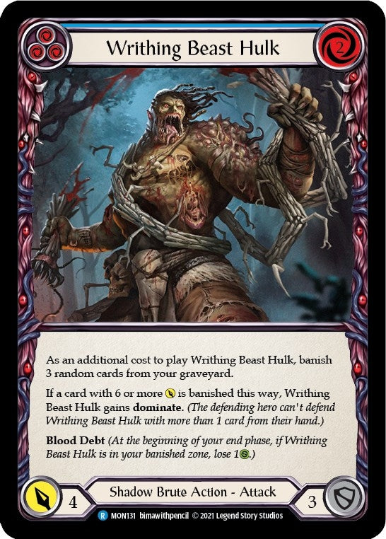 Writhing Beast Hulk Blue (MON131) [MON]
