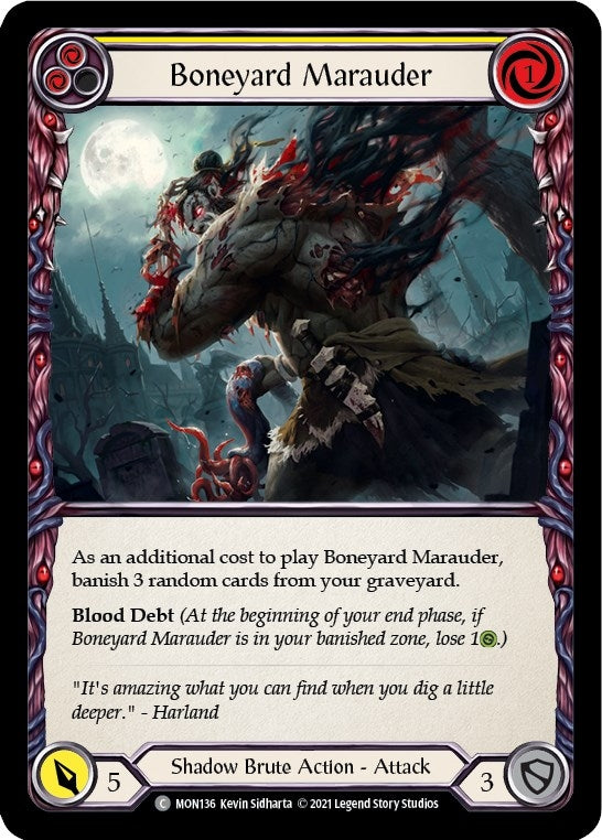 Boneyard Marauder Yellow (MON136) [MON]