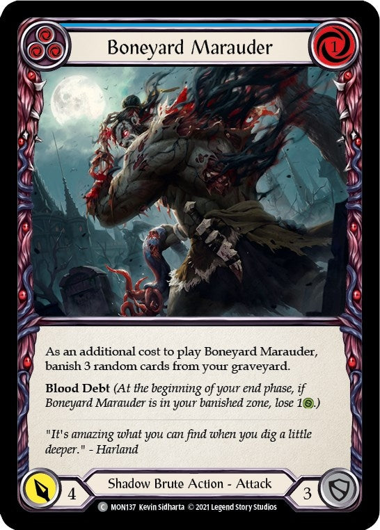 Boneyard Marauder Blue (MON137) [MON]