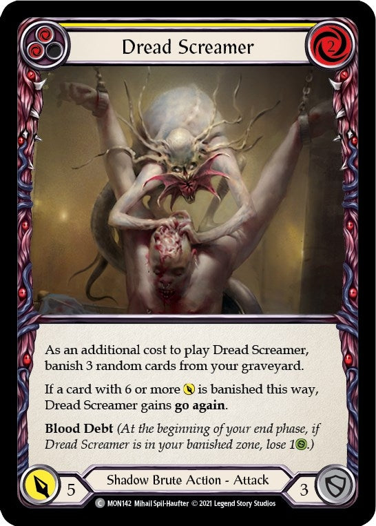 Dread Screamer Yellow (MON142) [MON]