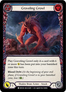 Graveling Growl (Blue) (Rainbow Foil) [MON146-RF] 1st Edition Rainbow Foil