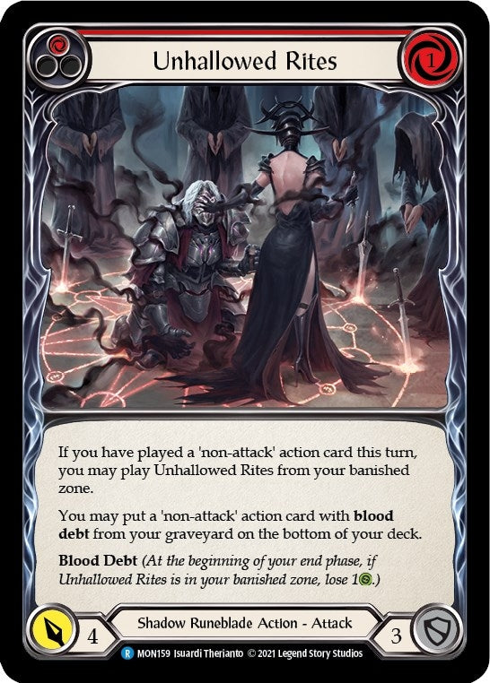 Unhallowed Rites Red (MON159) [MON]