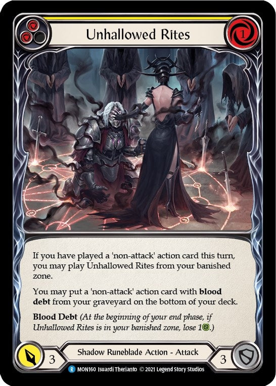 Unhallowed Rites Yellow (MON160) [MON]