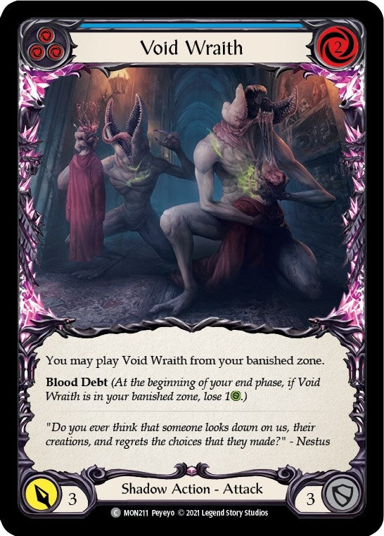 Void Wraith Blue (MON211) [MON]