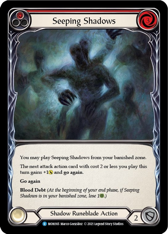 Seeping Shadows Red (MON165) [MON]