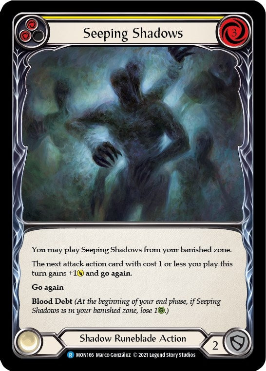 Seeping Shadows Yellow (MON166) [MON]