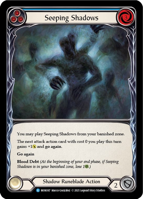 Seeping Shadows Blue (MON167) [MON]