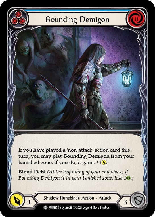 Bounding Demigon Blue (MON170) [MON]