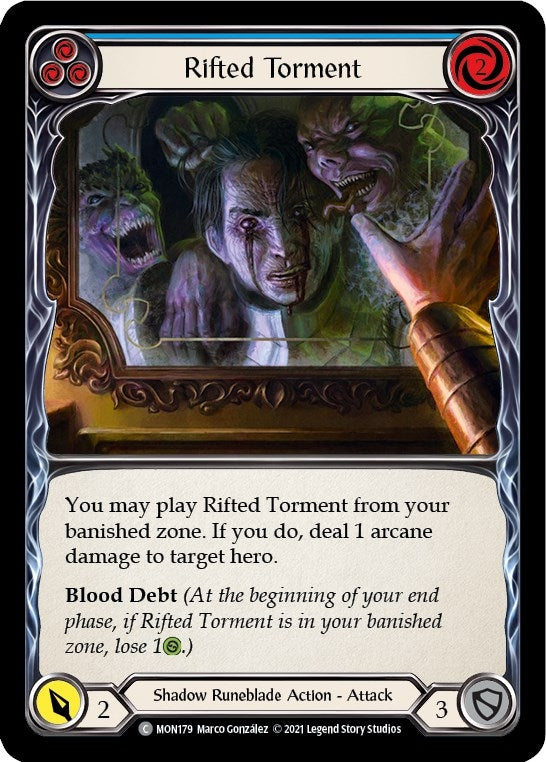 Rifted Torment Blue (MON179) [MON]