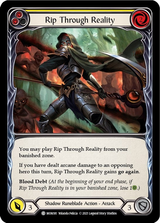 Rip Through Reality Yellow (MON181) [MON]