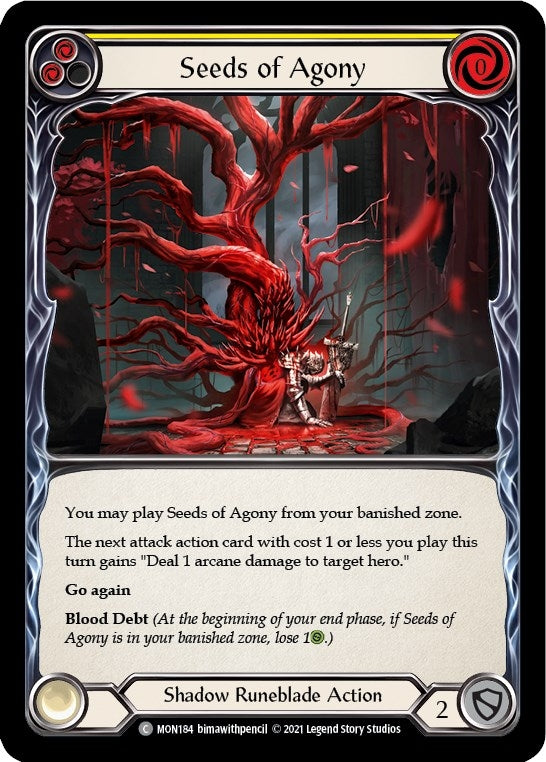 Seeds of Agony Yellow (MON184) [MON]