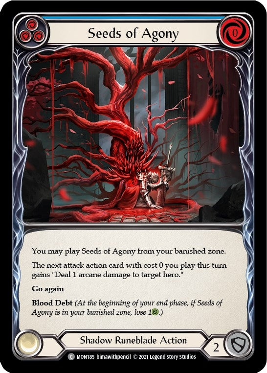 Seeds of Agony Blue (MON185) [MON]