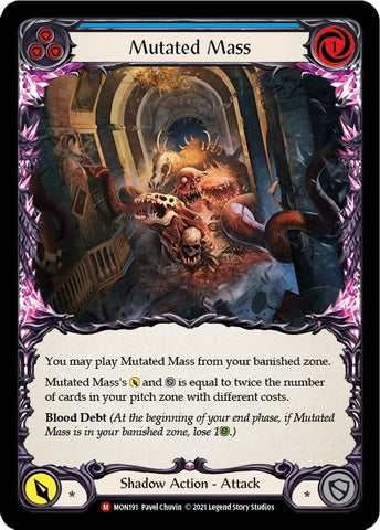 Mutated Mass (Rainbow Foil) [MON191-RF] 1st Edition Rainbow Foil