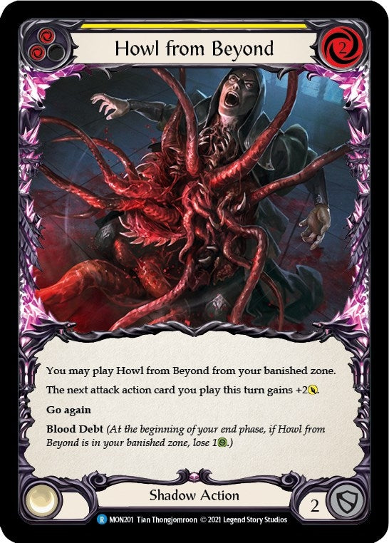Howl from Beyond (Yellow) [MON201] 1st Edition Normal