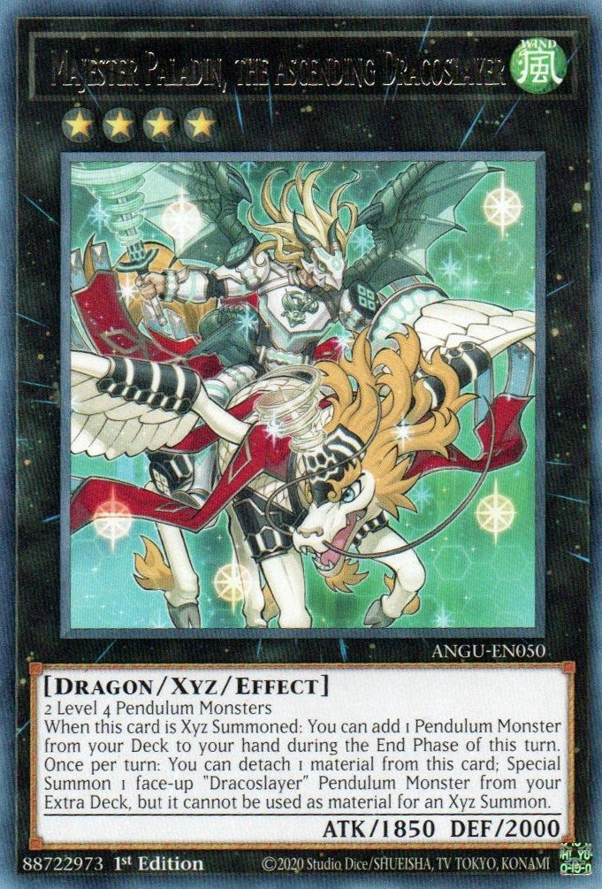 Majester Paladin the Ascending Dracoslayer (ANGU-EN050) [ANGU]