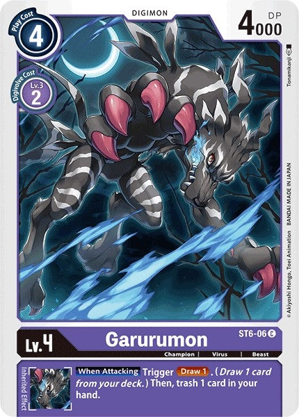 Image for Garurumon [Starter Deck 06: Venomous Violet]