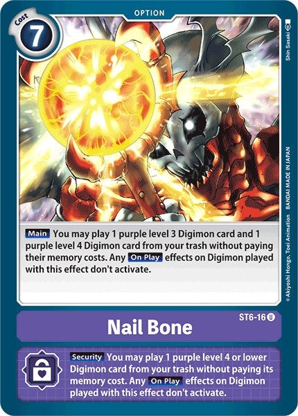 Image for Nail Bone [Starter Deck 06: Venomous Violet]