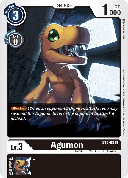 Image for Agumon [Starter Deck 05: Machine Black]