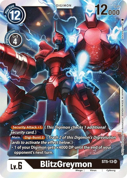 Image for BlitzGreymon [Starter Deck 05: Machine Black]