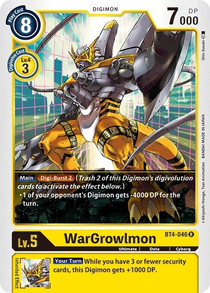 Image for WarGrowlmon [Great Legend]