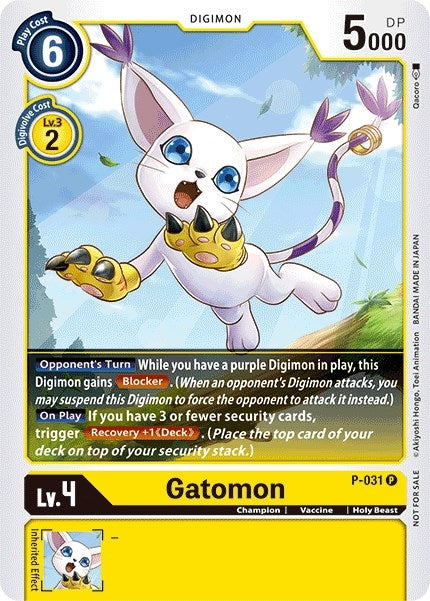 Image for Gatomon - P-031 [Digimon Promotion Cards]