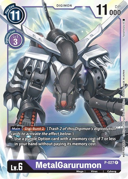 Image for MetalGarurumon - P-027 [Digimon Promotion Cards]
