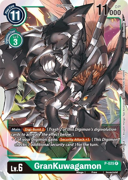 Image for GranKuwagamon - P-025 [Digimon Promotion Cards]