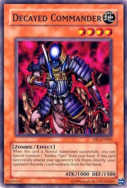 Decayed Commander (DR1-EN065)