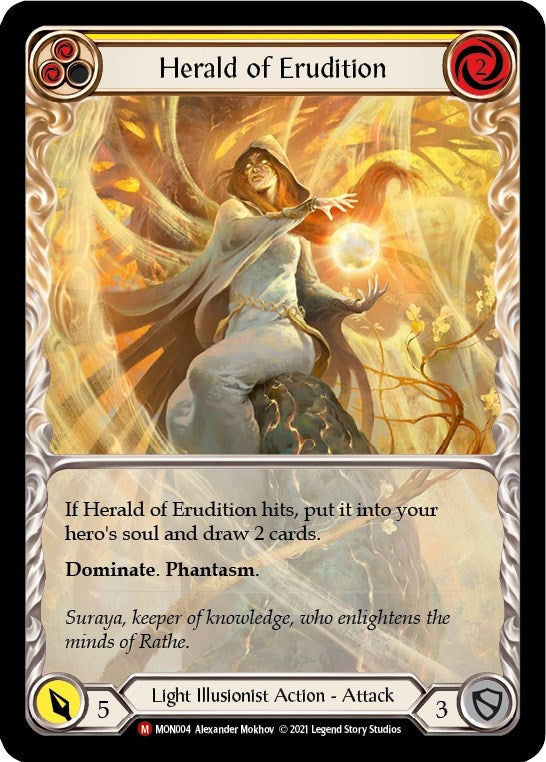 Herald of Erudition Extended Art (MON004) [MON]